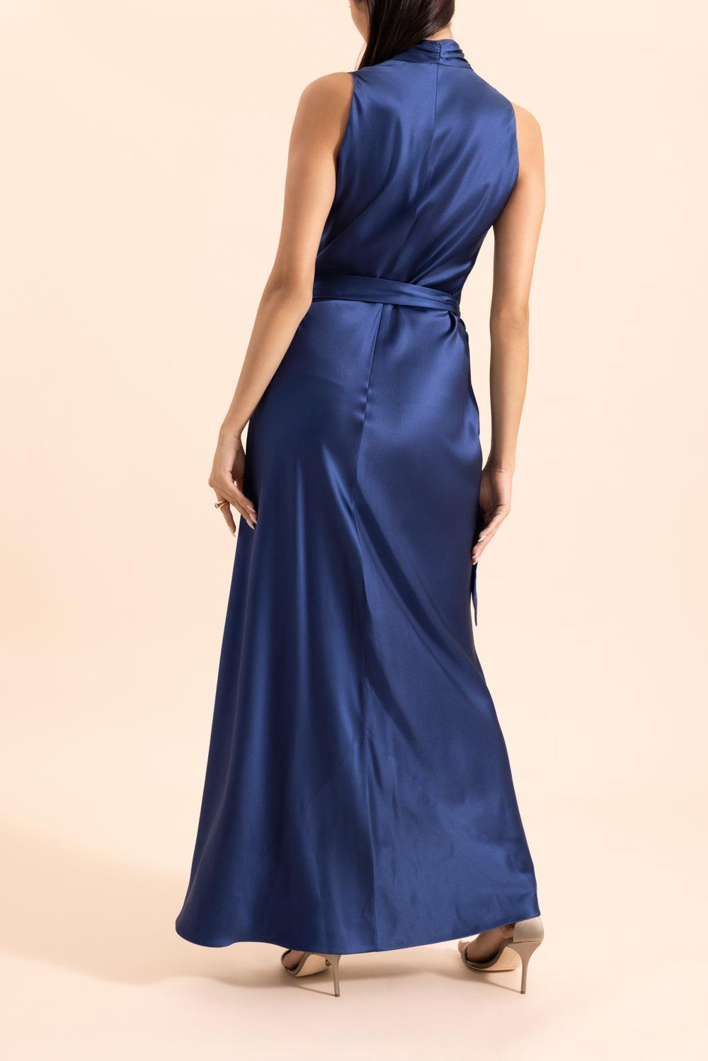 Sleevesign Dress - Jeune Blue-BLUE-P-CLOTHINGDRESSCOCKTAIL-PETER COHEN