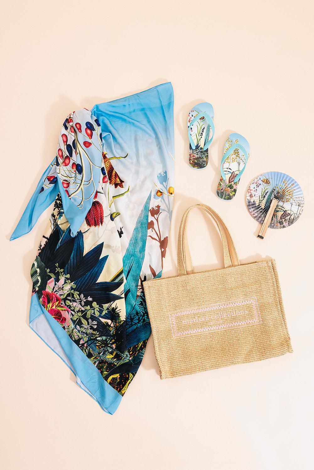 MC Floral Pareo-FLORAL-O/S-CLOTHINGSWIM-MARISSA COLLECTIONS