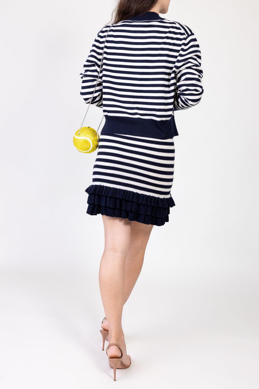 THE AUBREY CARDIGAN - NAVY STRIPE-NVIVRSTR-XS-CLOTHINGTOPCARDIGAN-Vendor