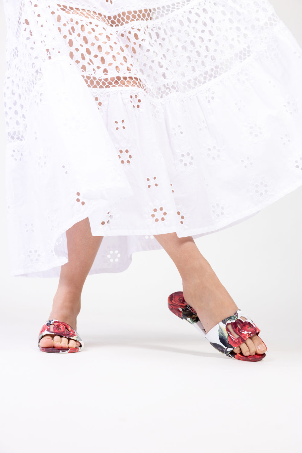 Beachwear Sliders - Rosa Rossa