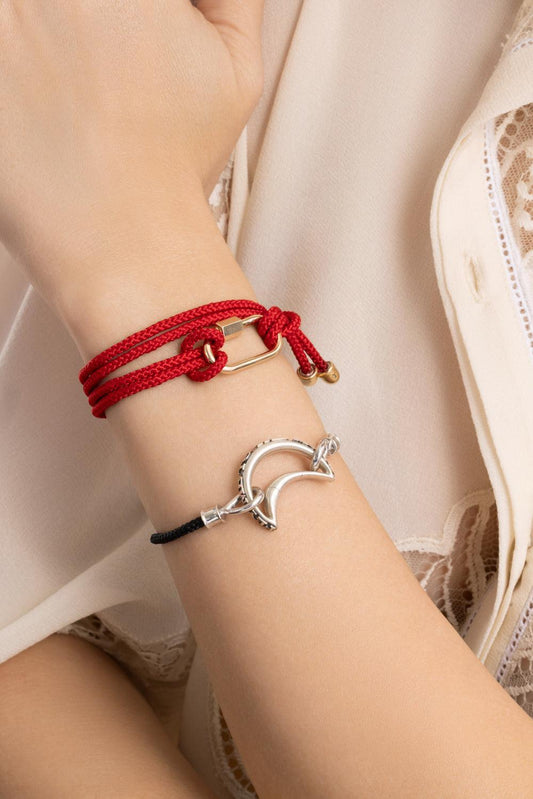 Knot The String Project Necklace - Red Balloon-YELLOW GOLD-28-JEWELRYFINE JEWELNECKLACE O-MARLA AARON