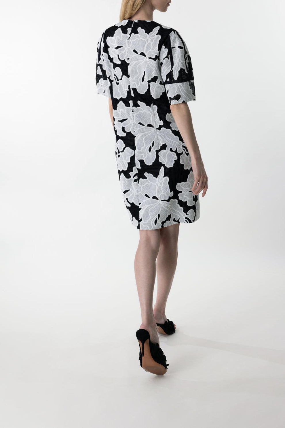 Floral Embroidered Tunic Dress | LELA ROSE Marissa Collections Floral Embroidered Tunic Dress | LELA ROSE Marissa Collections