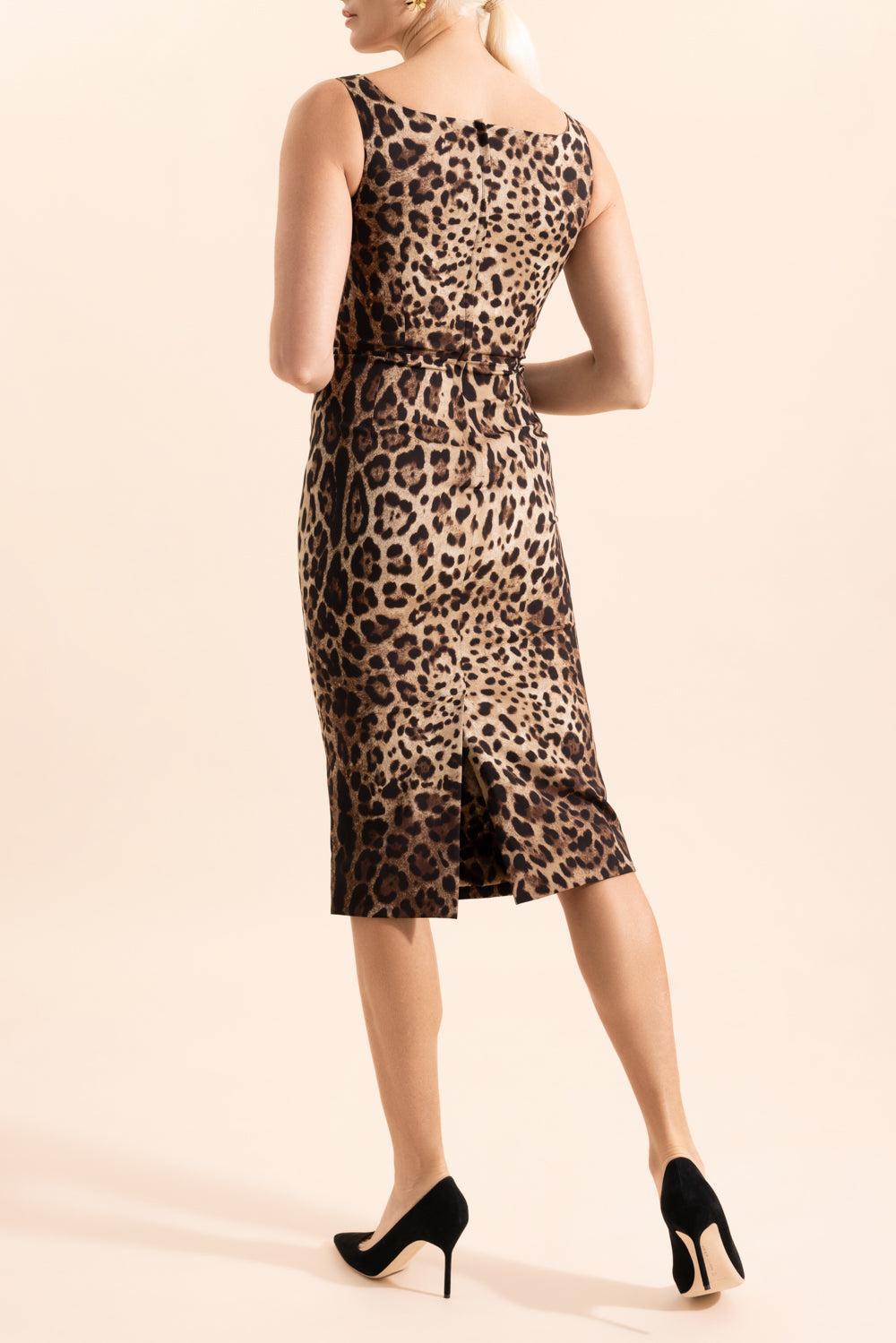 Sleeveless Midi Dress-ANIMAL-38-CLOTHINGDRESSCOCKTAIL-DOLCE & GABBANA