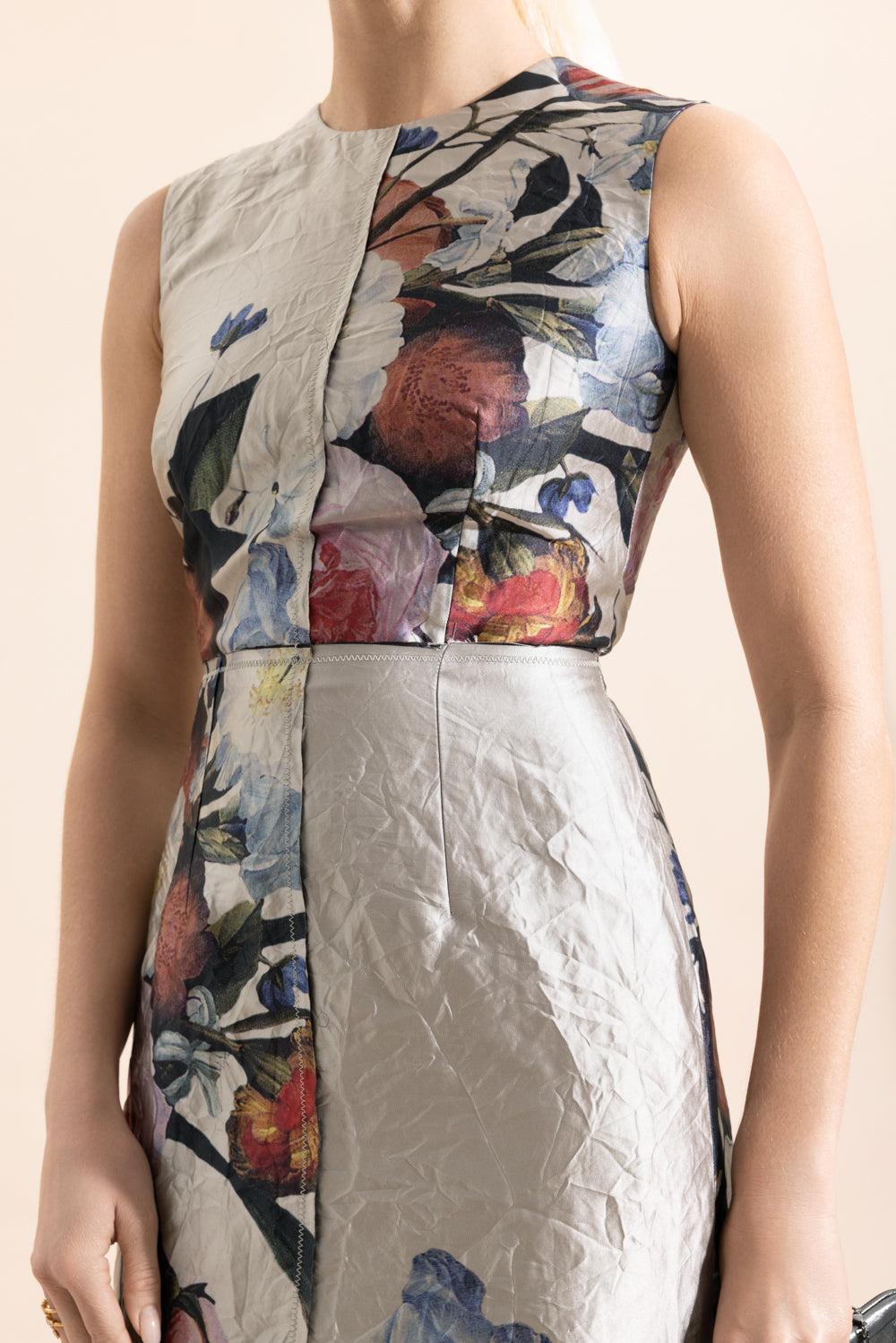 Satin Cocktail Dress-DTCHFLGY-4-CLOTHINGDRESSCOCKTAIL-ERDEM