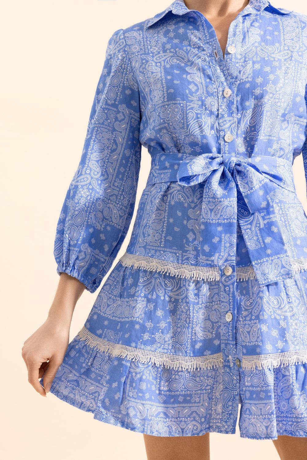 Gelato Dress-BLUE-XS-CLOTHINGDRESSCASUAL-TEMPTATION POSITANO
