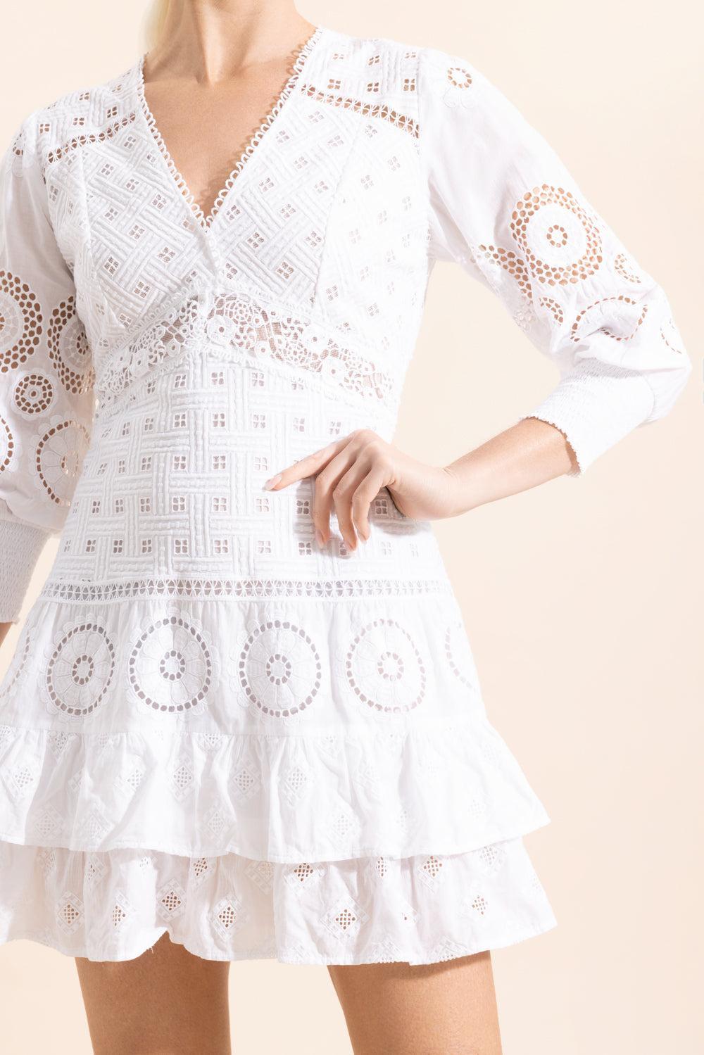 Mala Dress-WHITE-XS-CLOTHINGDRESSCASUAL-TEMPTATION POSITANO
