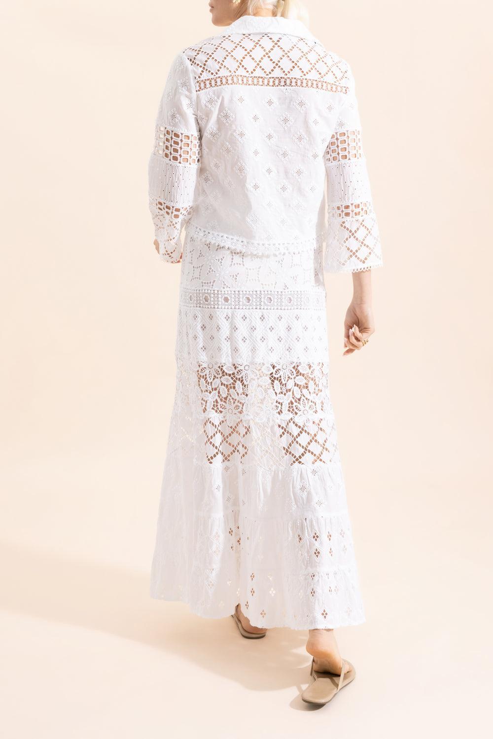 Aneto Blouse-WHITE-XS-CLOTHINGTOPBLOUSE-TEMPTATION POSITANO