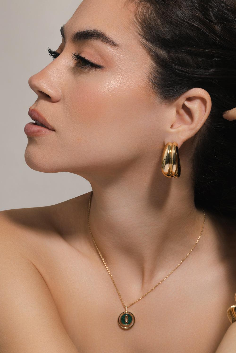 Chavez Micro Huggie Earrings-YELLOW GOLD-JEWELRYBOUTIQUEEARRING-JENNIFER FISHER