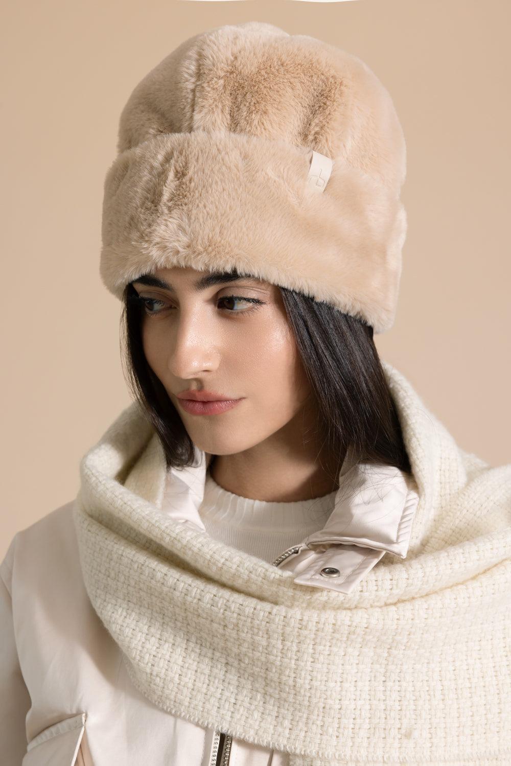 Kennedy Hat - Taupe-CREAM-M/L-ACCESSORIEHEADWEAR-RAG & BONE