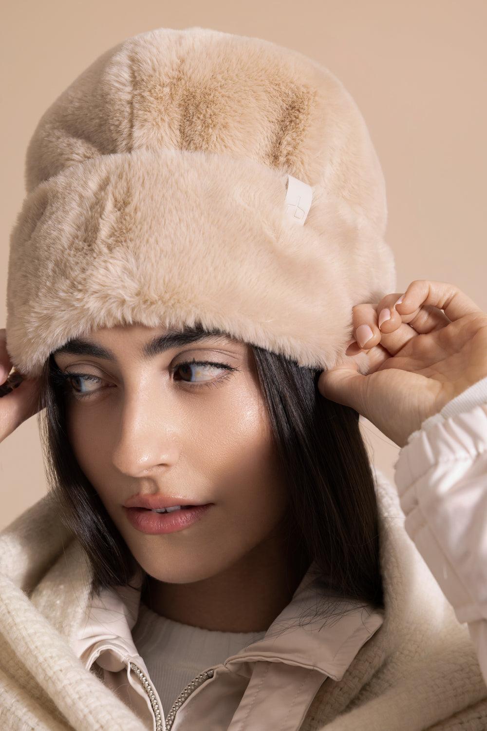 Kennedy Hat - Taupe-CREAM-M/L-ACCESSORIEHEADWEAR-RAG & BONE