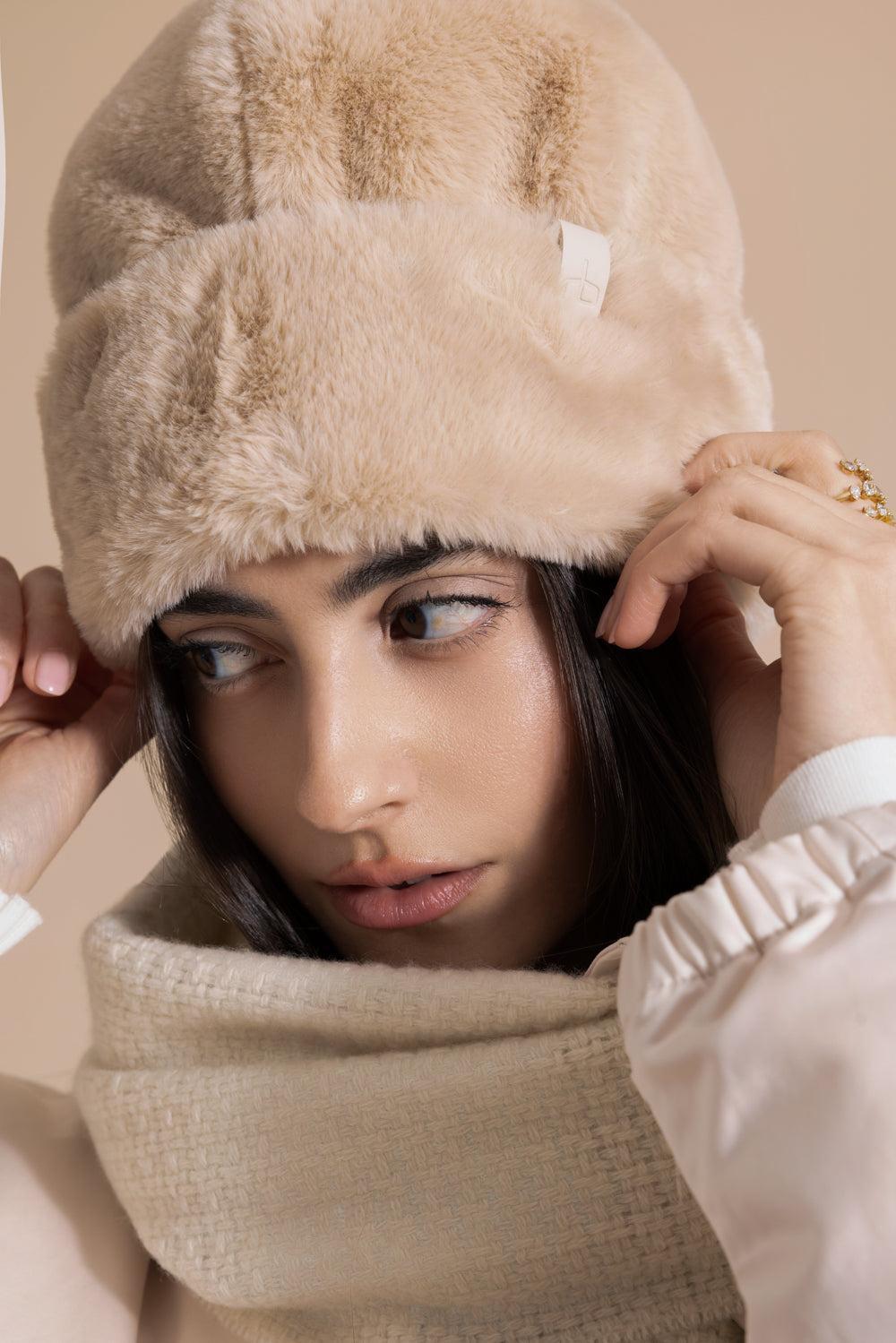 Kennedy Hat - Taupe-CREAM-M/L-ACCESSORIEHEADWEAR-RAG & BONE