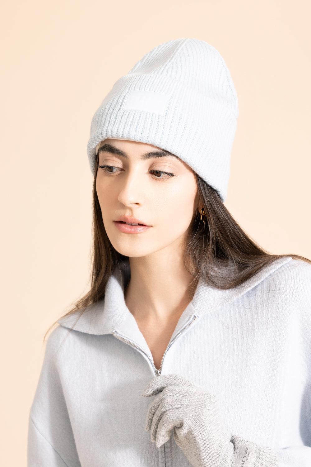 Blake Beanie - Sky Blue-BLUE-O/S-ACCESSORIEHEADWEAR-RAG & BONE
