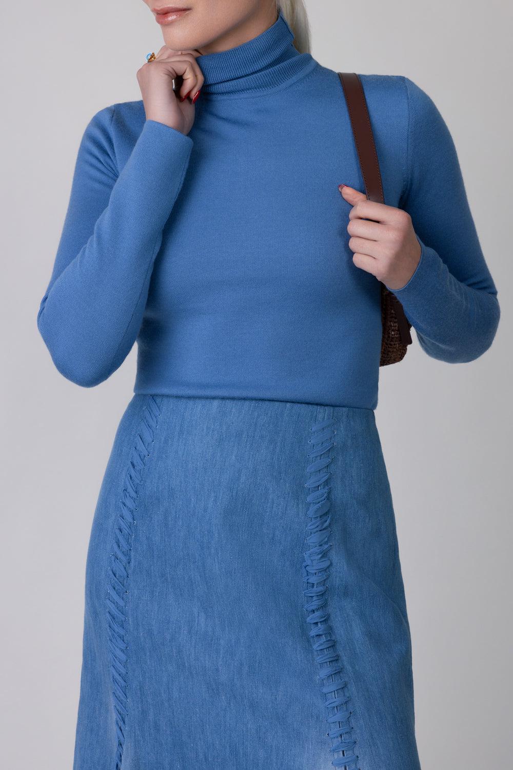 MAY TURTLENECK-SKY-XS-CLOTHINGTOPSWEATER-GABRIELA HEARST