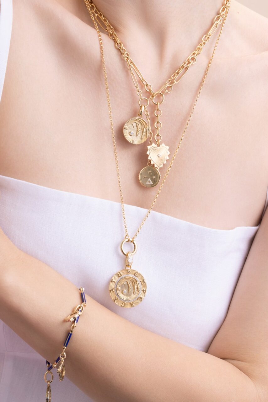 Dream Fine Mixed Clip Extension Necklace-YELLOW GOLD-JEWELRYFINE JEWELNECKLACE O-FOUNDRAE
