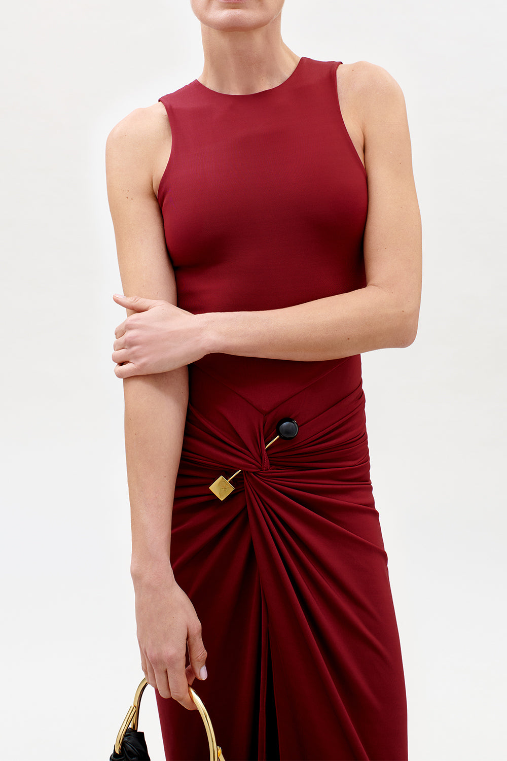 Leni Dress - Burgundy