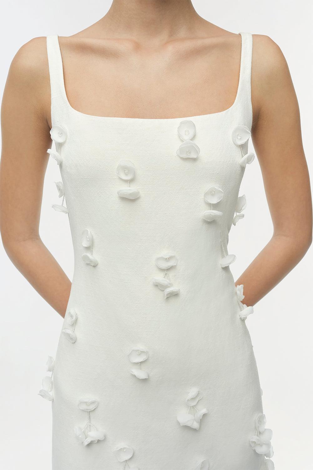 Cailinn Dress - White-WHITE-2-CLOTHINGDRESSCASUAL-SIMKHAI