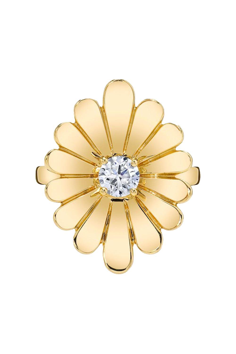 Diamond Water Lily Ring-YELLOW GOLD-6.5-JEWELRYFINE JEWELRING-ANITA KO