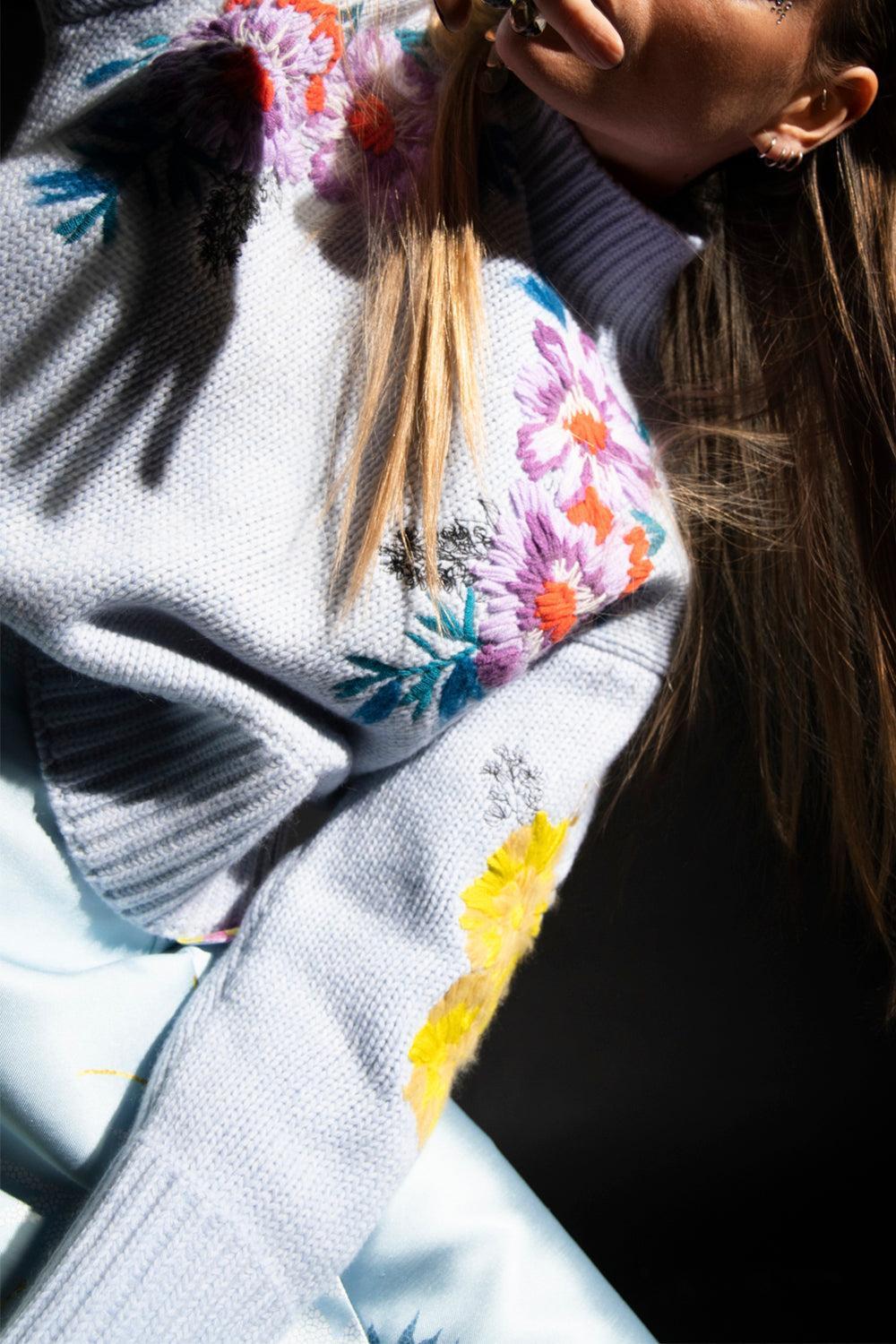 Mockneck Floral Pullover-LTBLUMLT-XS-CLOTHINGTOPKNITS-MAISON COMMON