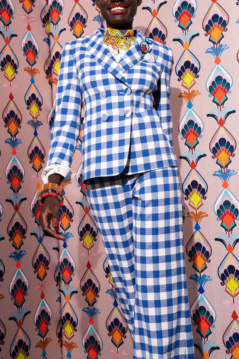Seersucker Jacket-BLUE-32-CLOTHINGJACKETBLAZERS-MAISON COMMON