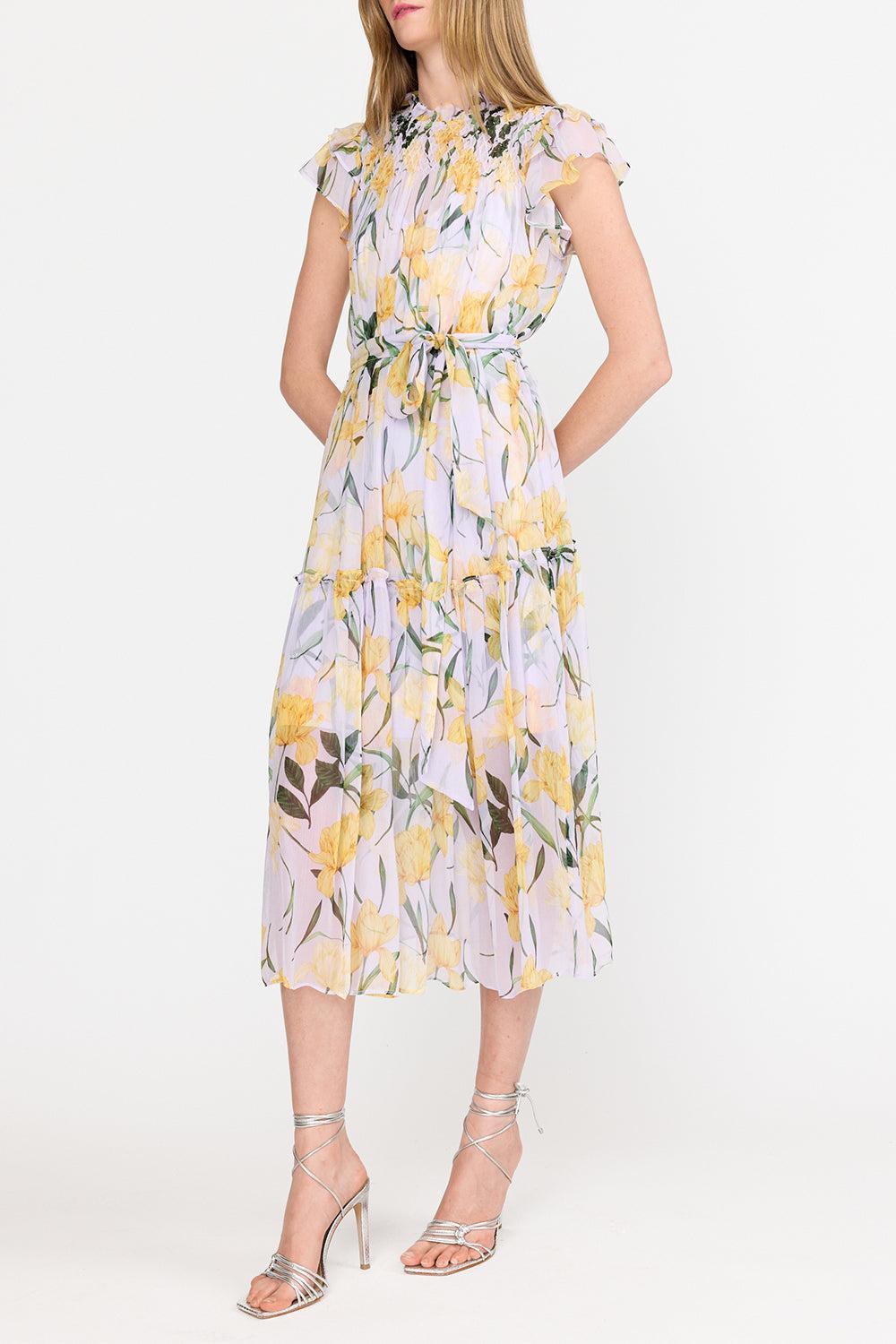 Vera Dress - Lilac Florette-LILCFLRT-XS-CLOTHINGDRESSCASUAL-CHRISTY LYNN