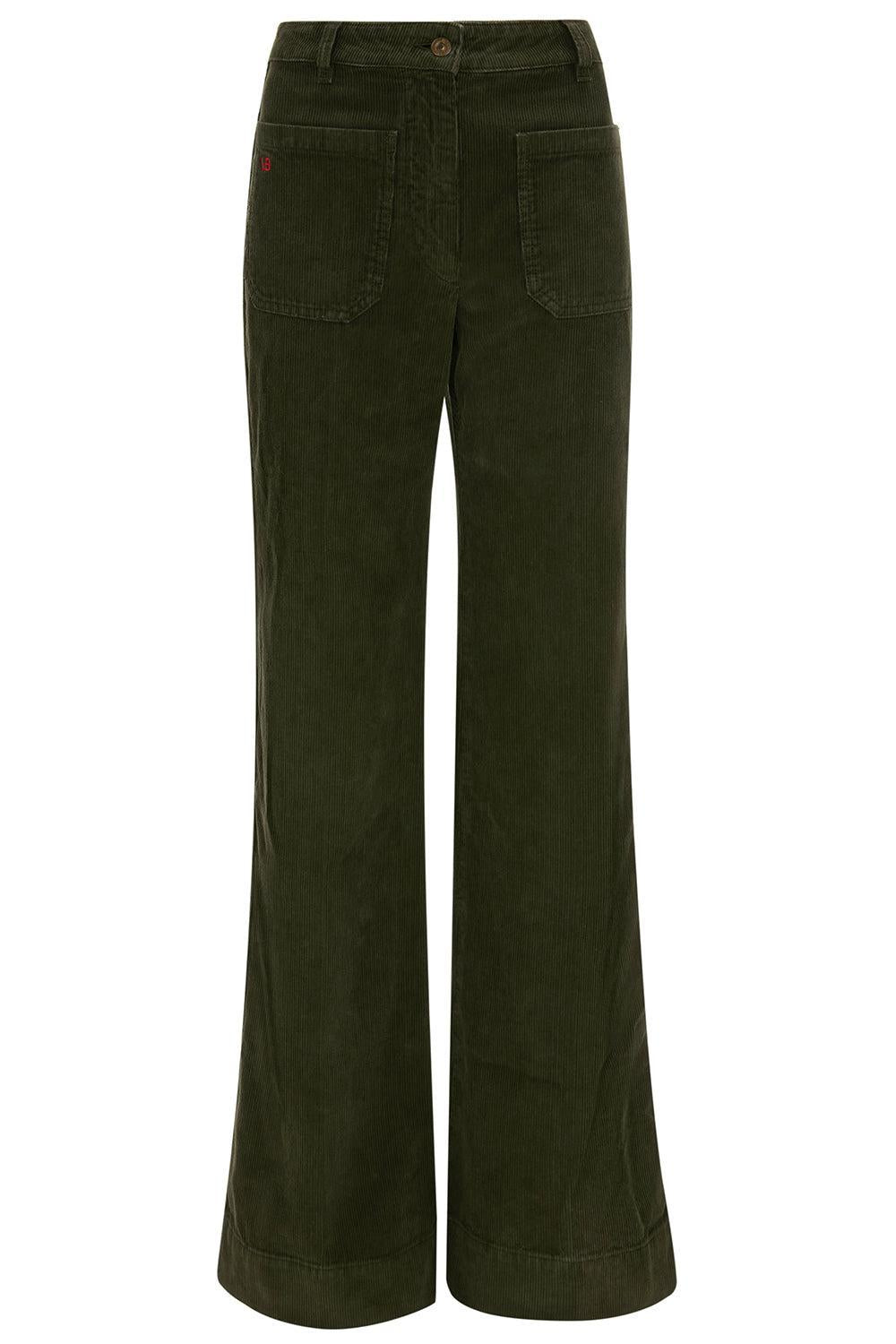 Alina Jean - Khaki Garment Dye-KHKIGRDY-26-CLOTHINGPANTCASUAL-VICTORIA BECKHAM