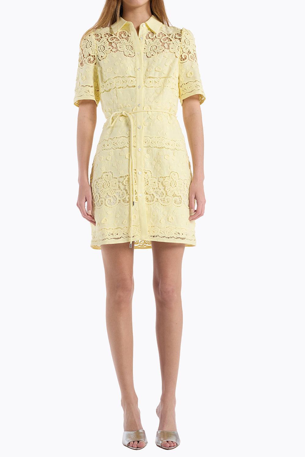 Valencia Dress - Yellow-YELLOW-0-CLOTHINGDRESSCASUAL-CHRISTY LYNN