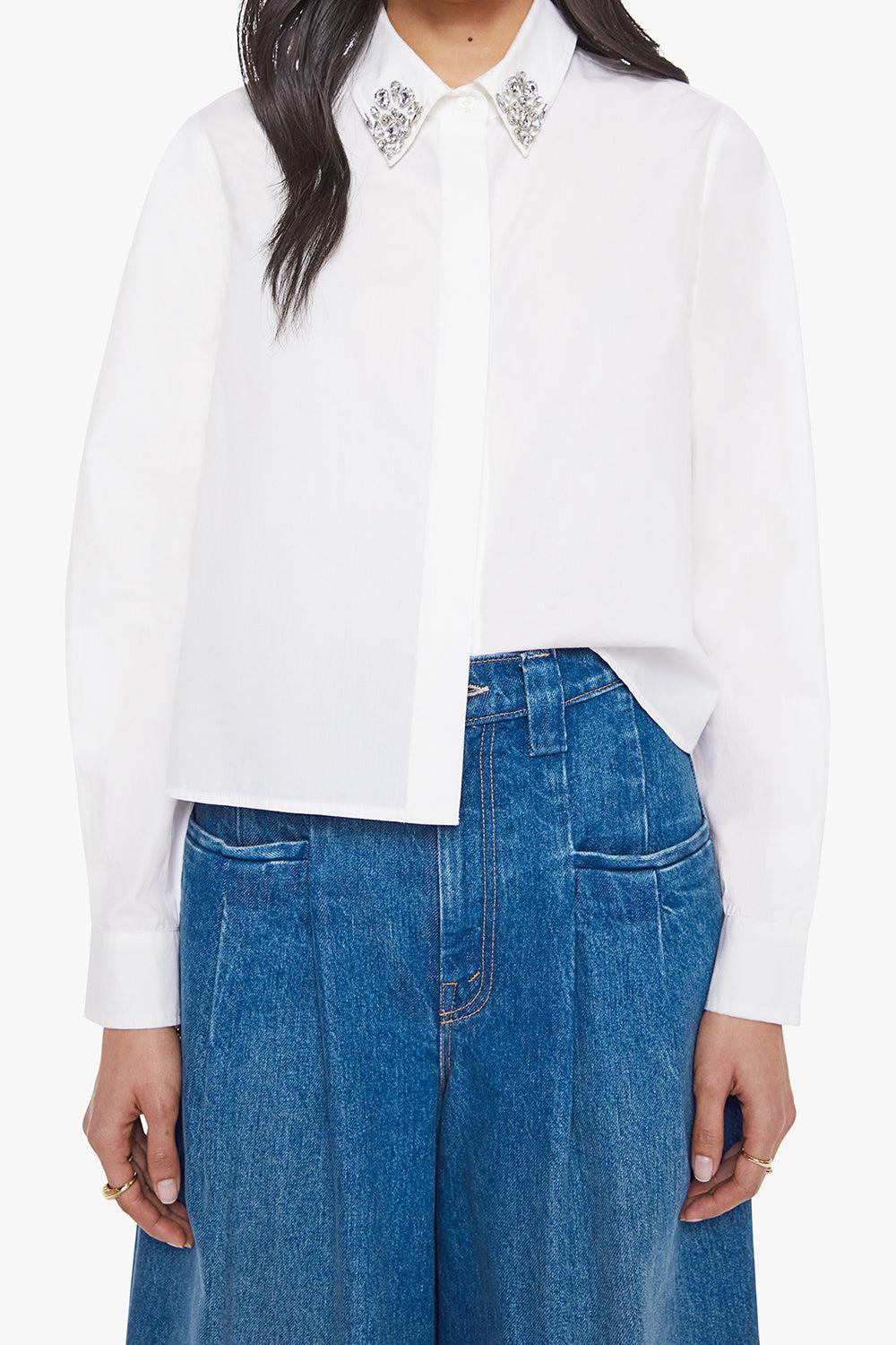 The Honor Shirt - White-WHITE-XS-CLOTHINGTOPBLOUSE-MOTHER