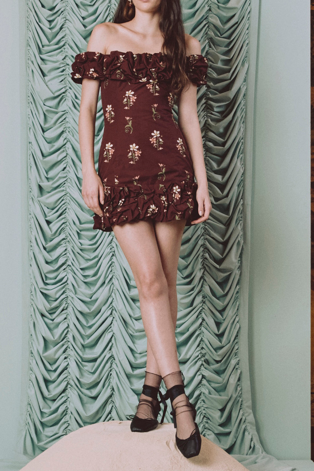 Jardin Mini Dress - Noche