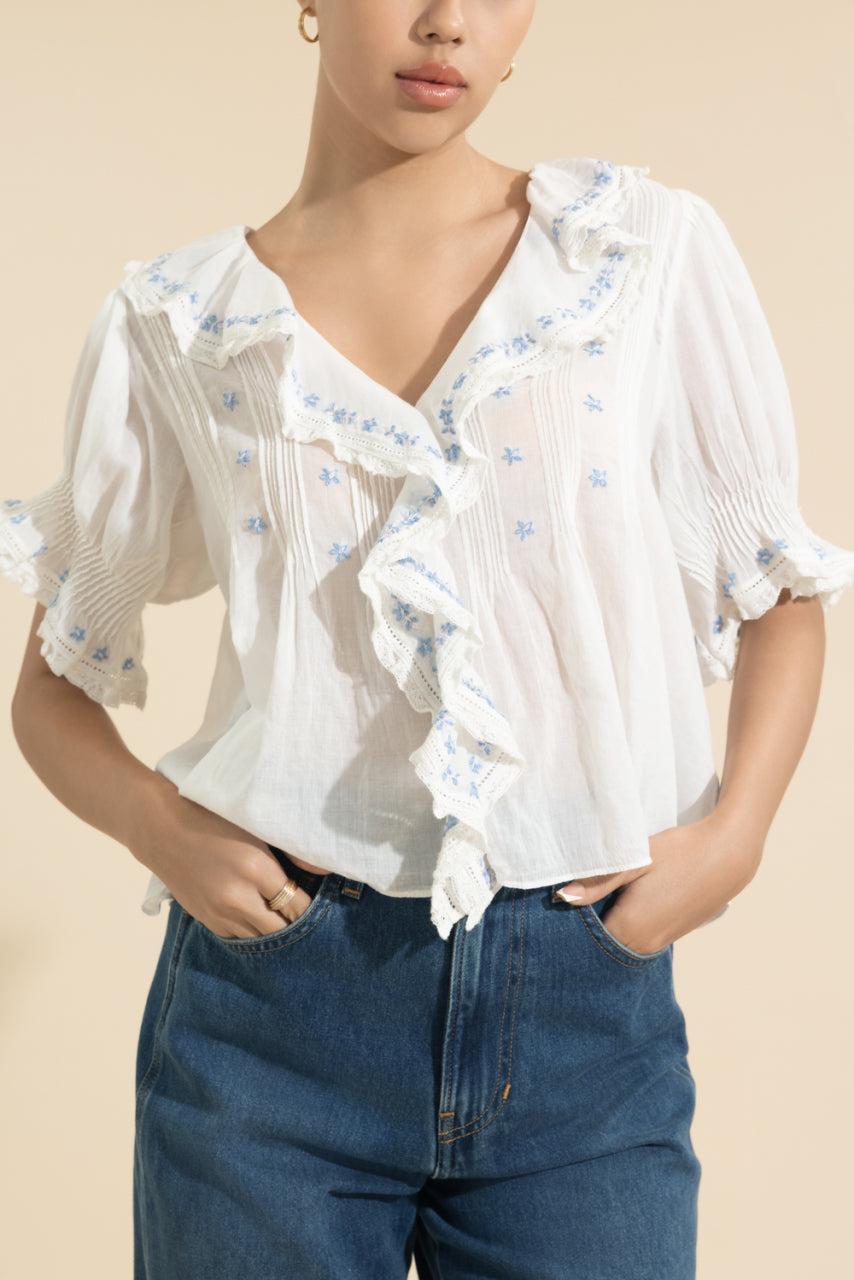 Hettie Top - Salt-CREAM-XS-CLOTHINGTOPBLOUSE-DOEN