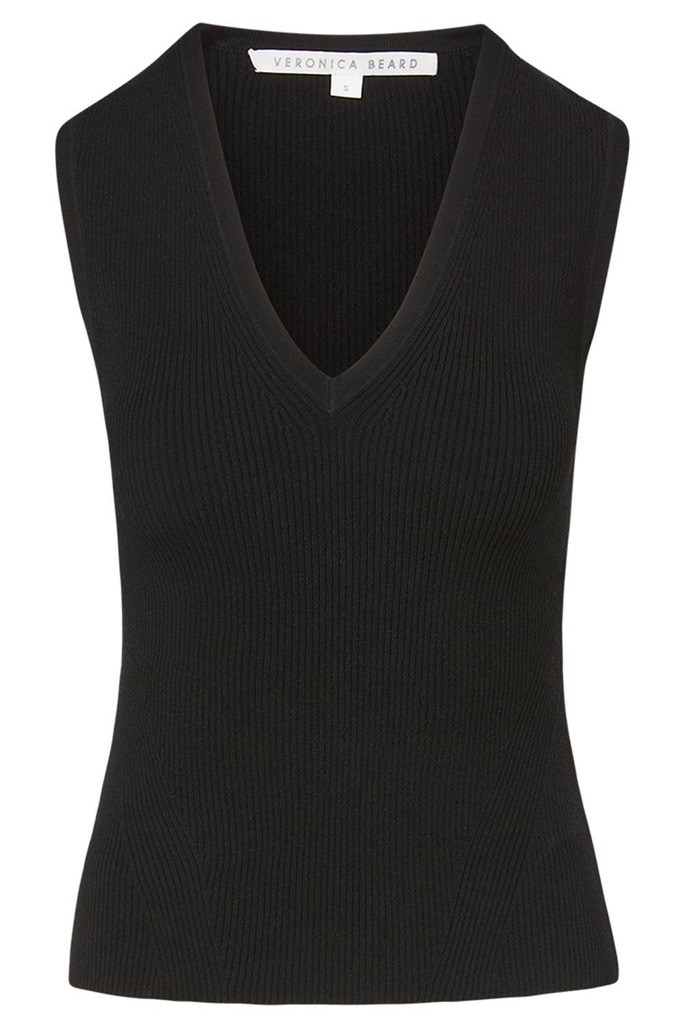 Sid Sleeveless Pullover-BLACK-XS-CLOTHINGTOPKNITS-VERONICA BEARD