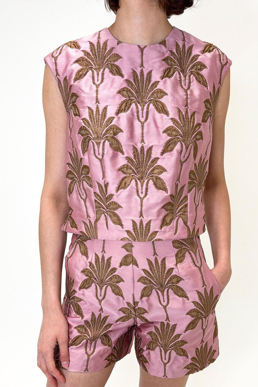 Sleeveless Shirt - Rosequartz-PINK-34-CLOTHINGTOPBLOUSE-ODEEH