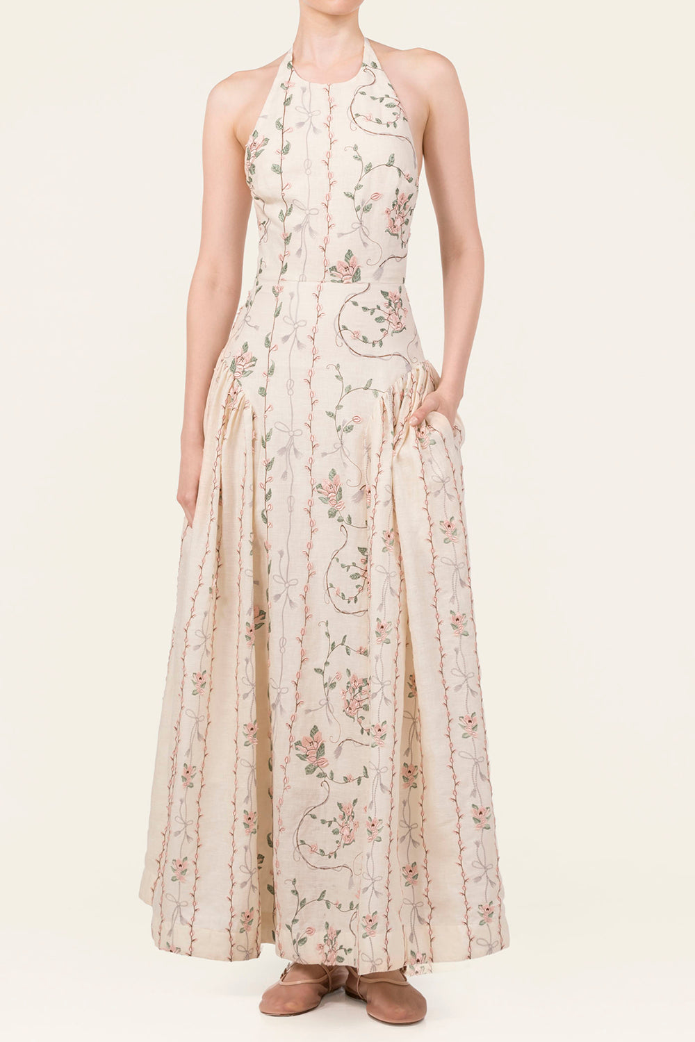 Balsa Navegante Midi Dress