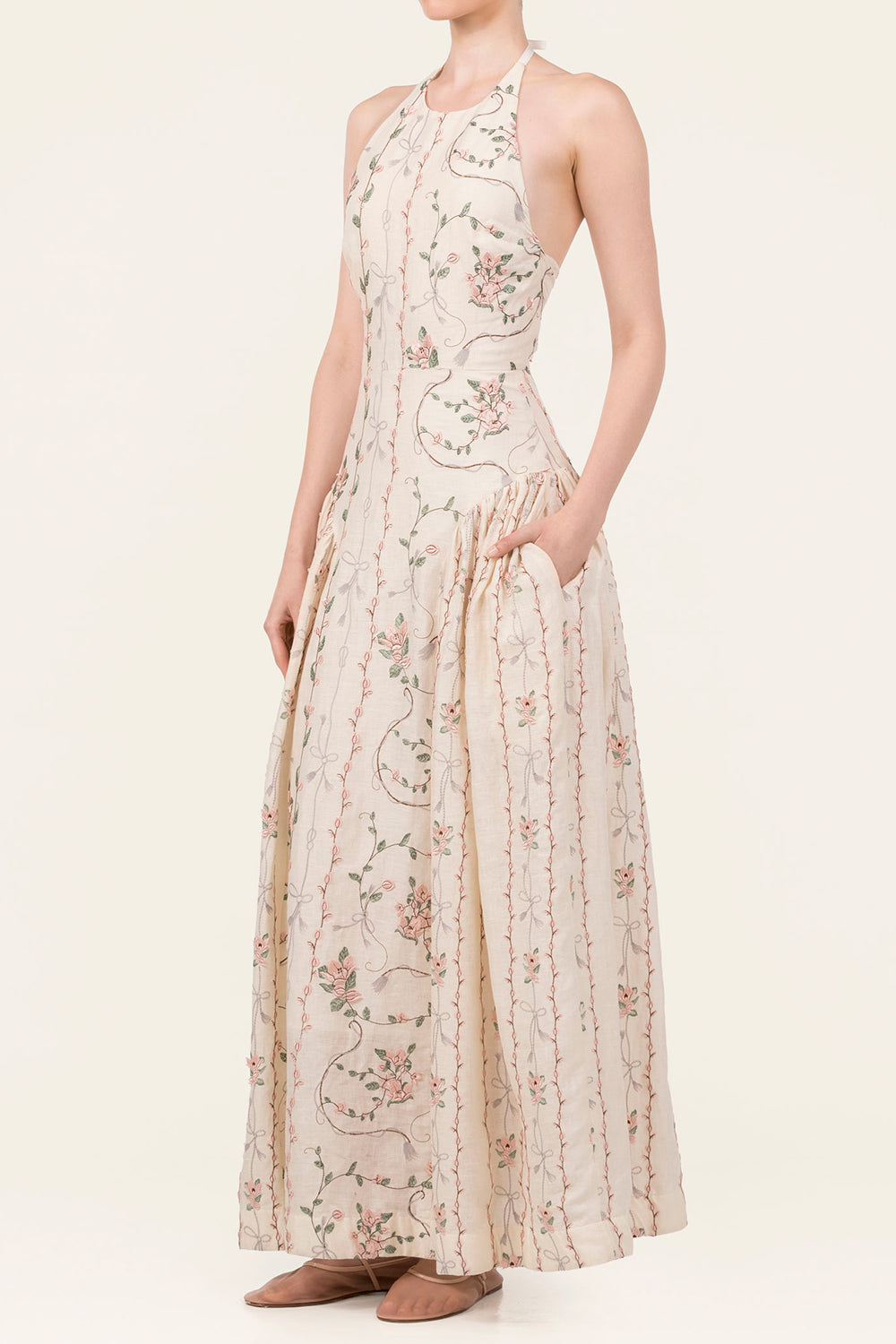 Balsa Navegante Midi Dress