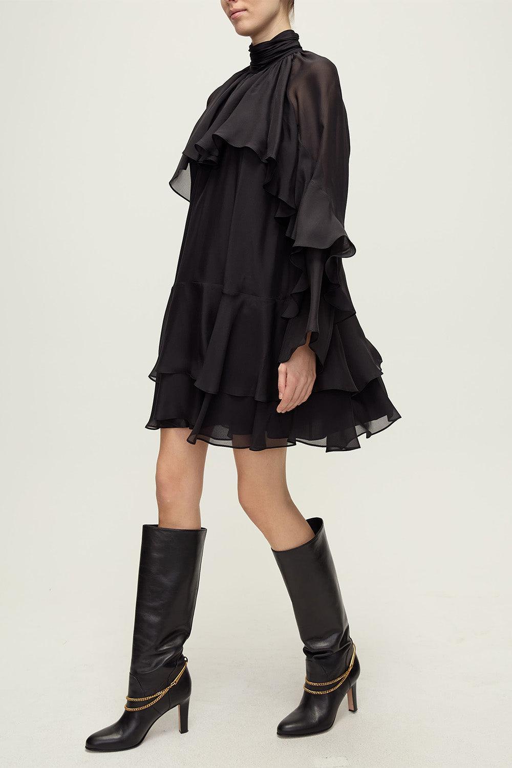 Adlington Dress-BLACK-2-CLOTHINGDRESSCASUAL-VERONICA BEARD
