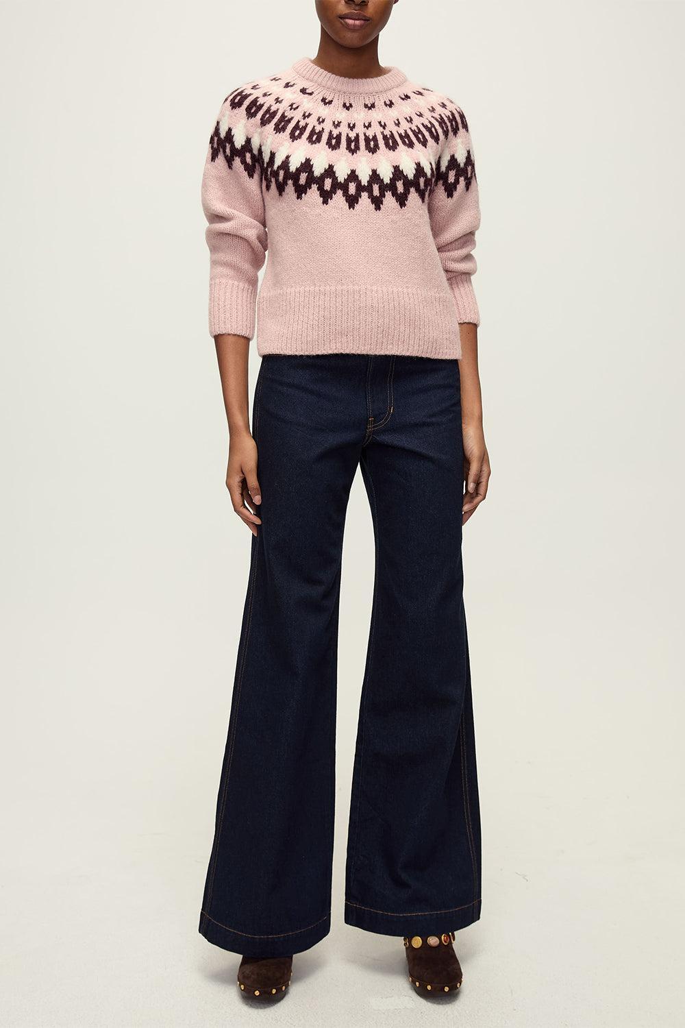 Anne Fairisle Pullover-DPPTLMLT-XS-CLOTHINGTOPSWEATER-VERONICA BEARD