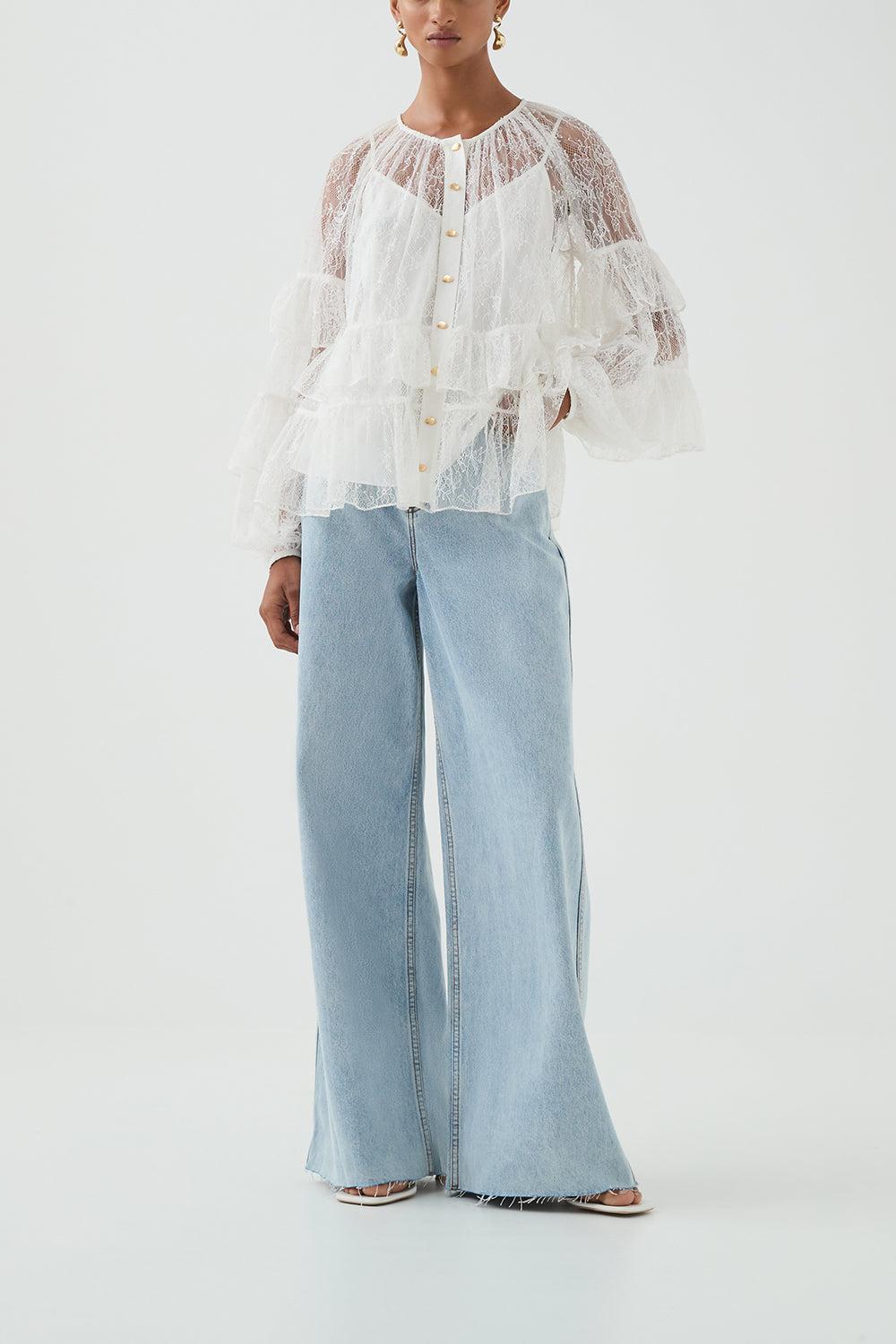 Primrose Blouse-IVORY-2-CLOTHINGTOPBLOUSE-AJE