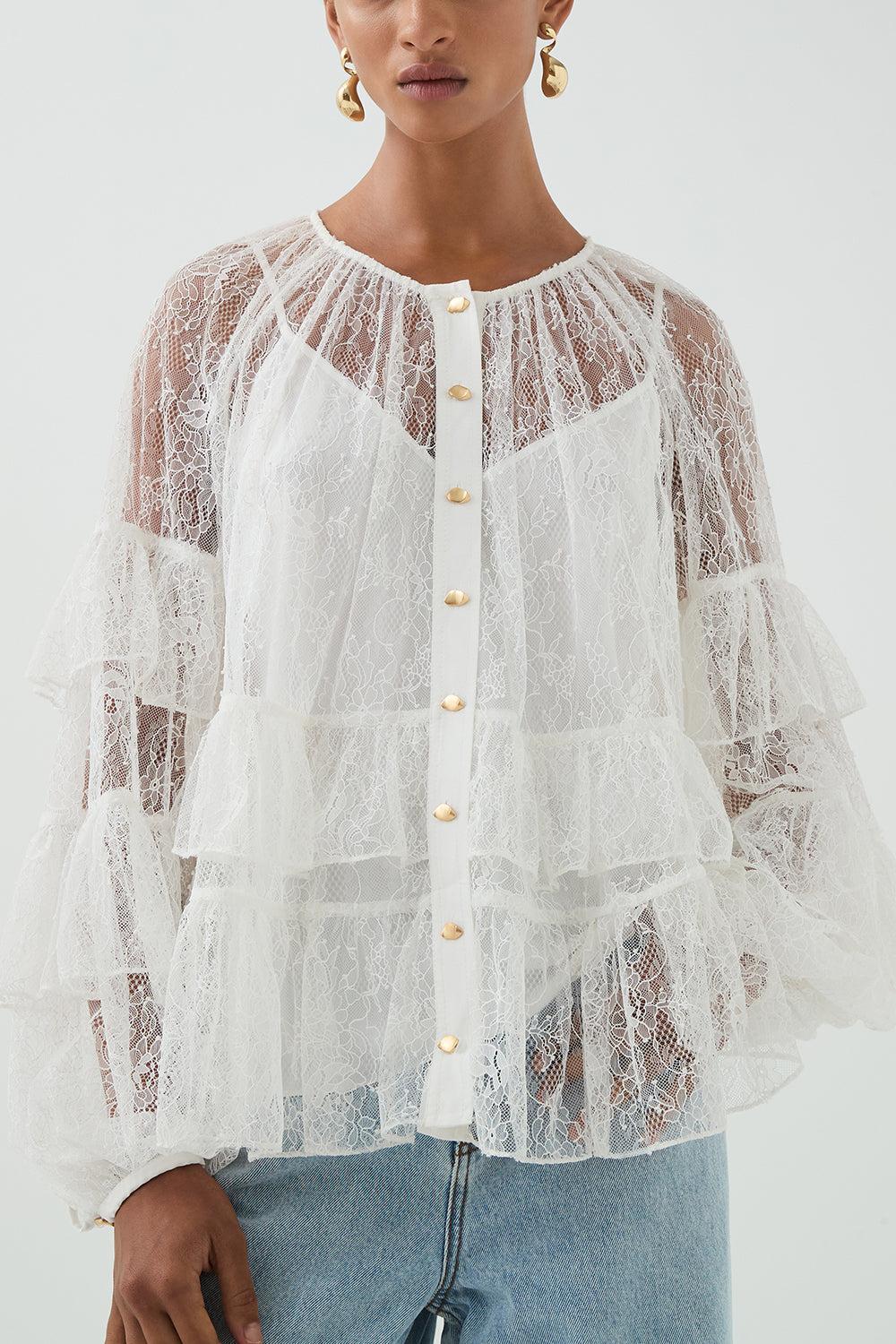 Primrose Blouse-IVORY-2-CLOTHINGTOPBLOUSE-AJE