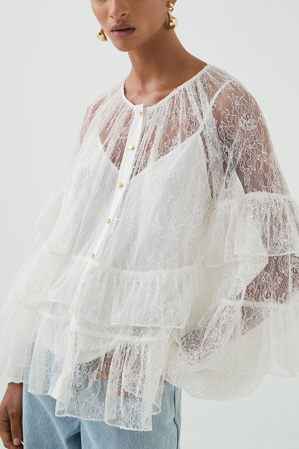 Primrose Blouse-IVORY-2-CLOTHINGTOPBLOUSE-AJE