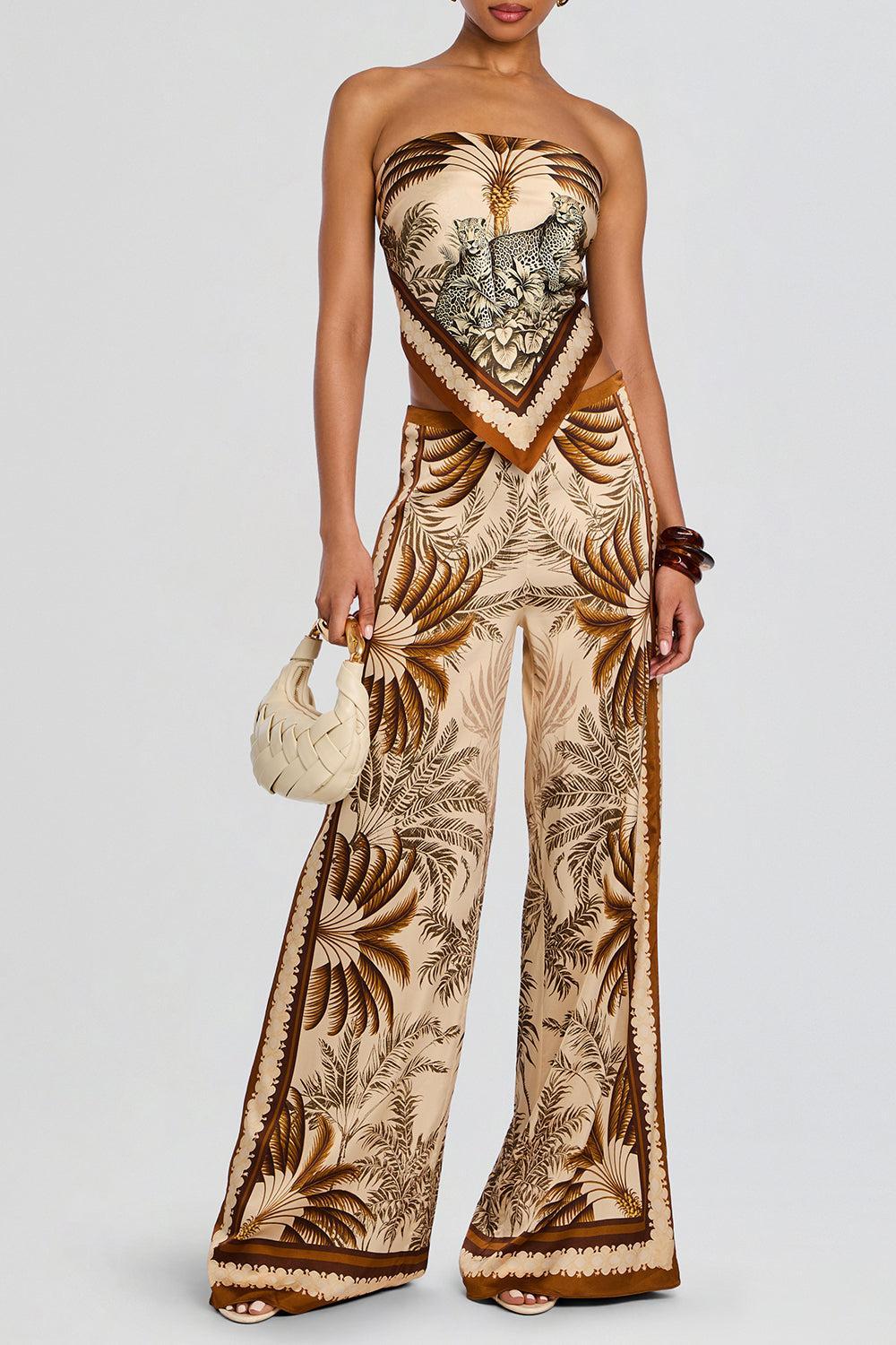 Sunny Pant-OCHRPALM-XS-CLOTHINGPANTWIDE LEG-RETROFETE
