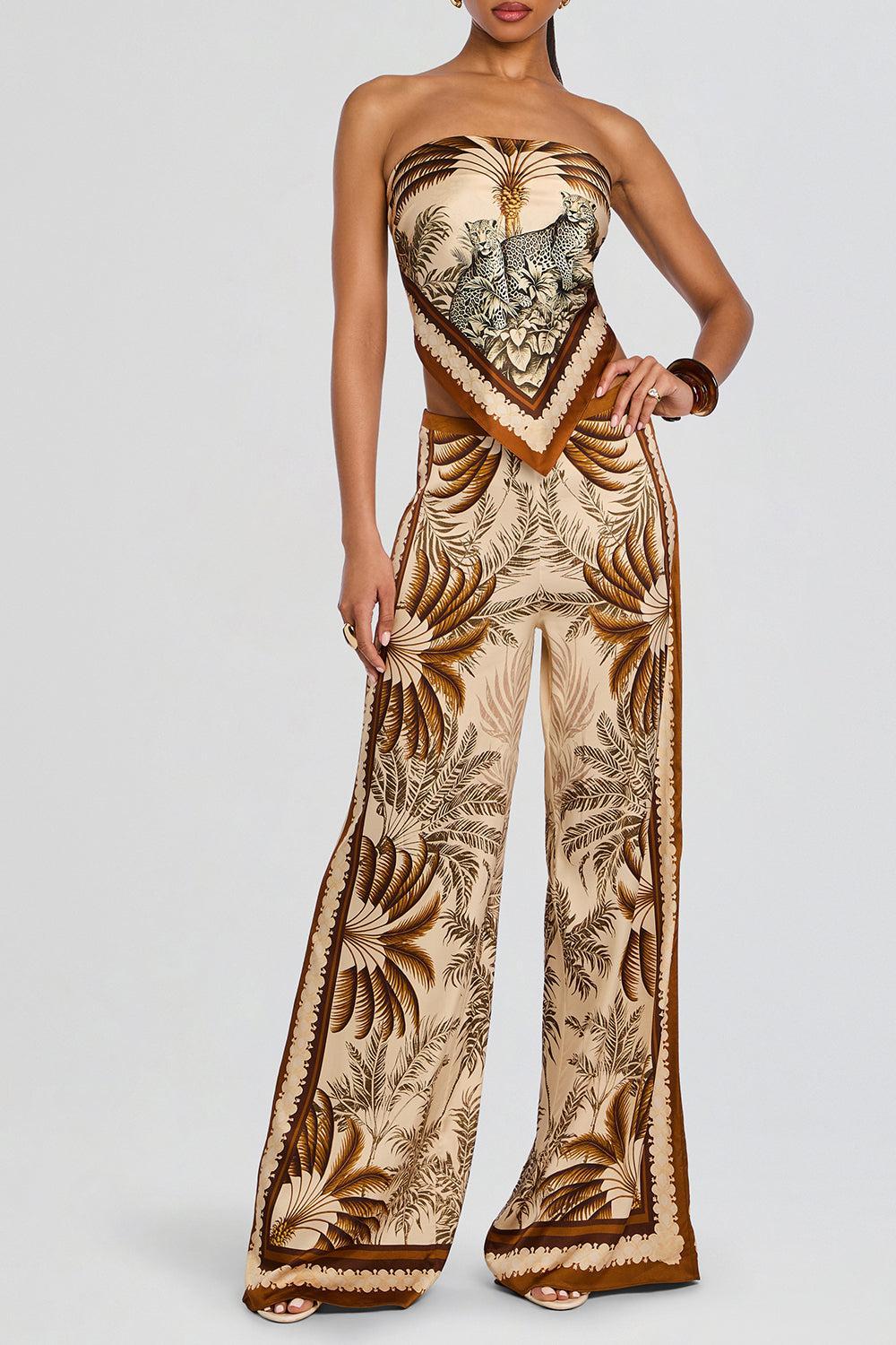 Sunny Pant-OCHRPALM-XS-CLOTHINGPANTWIDE LEG-RETROFETE