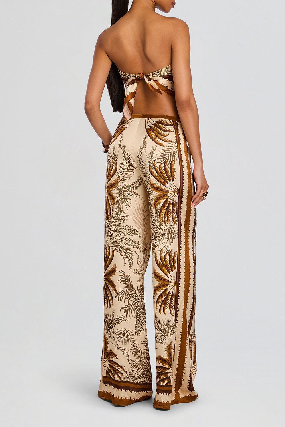 Sunny Pant-OCHRPALM-XS-CLOTHINGPANTWIDE LEG-RETROFETE