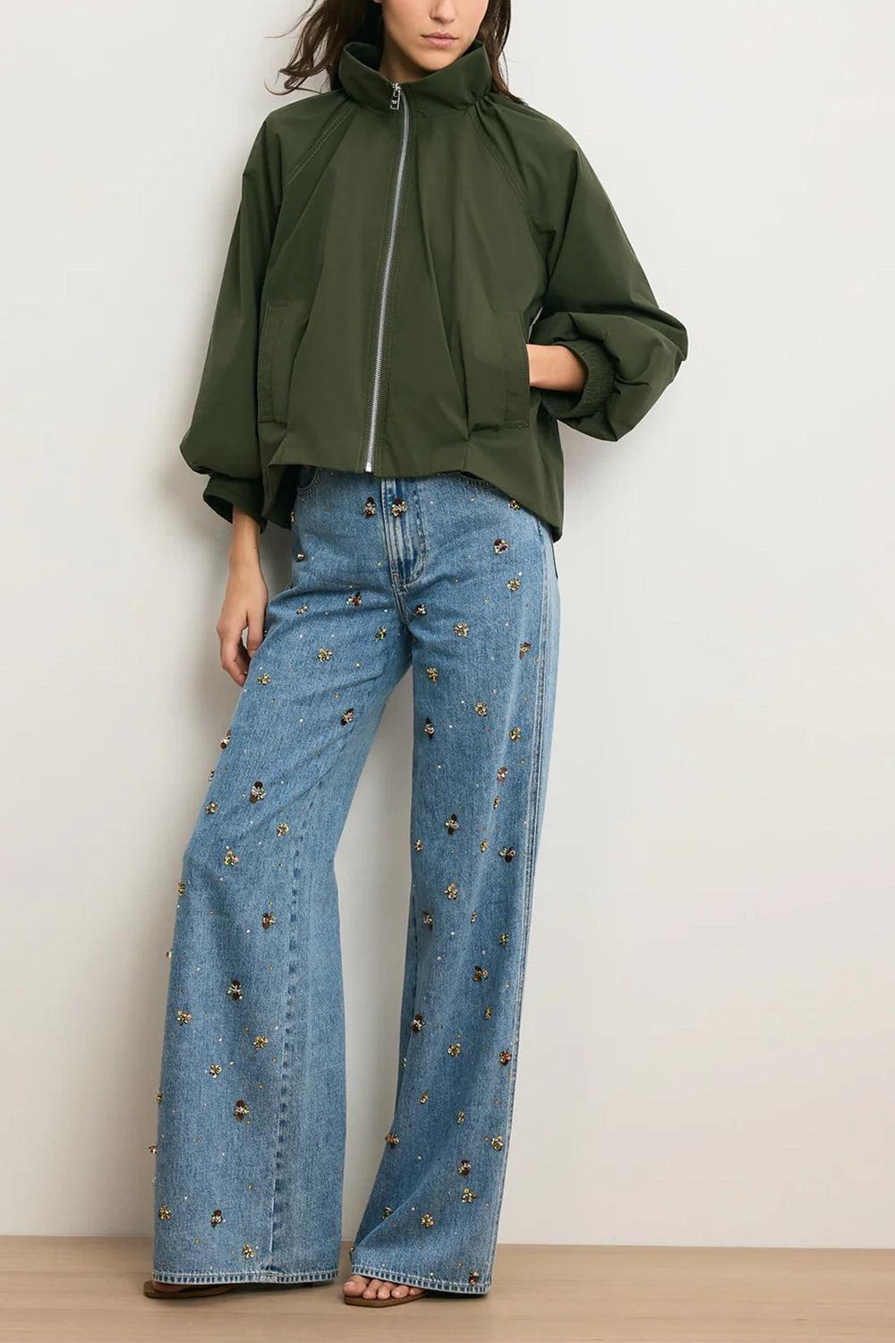 Circe Jacket-GREEN-0-CLOTHINGJACKETCASUAL-VERONICA BEARD