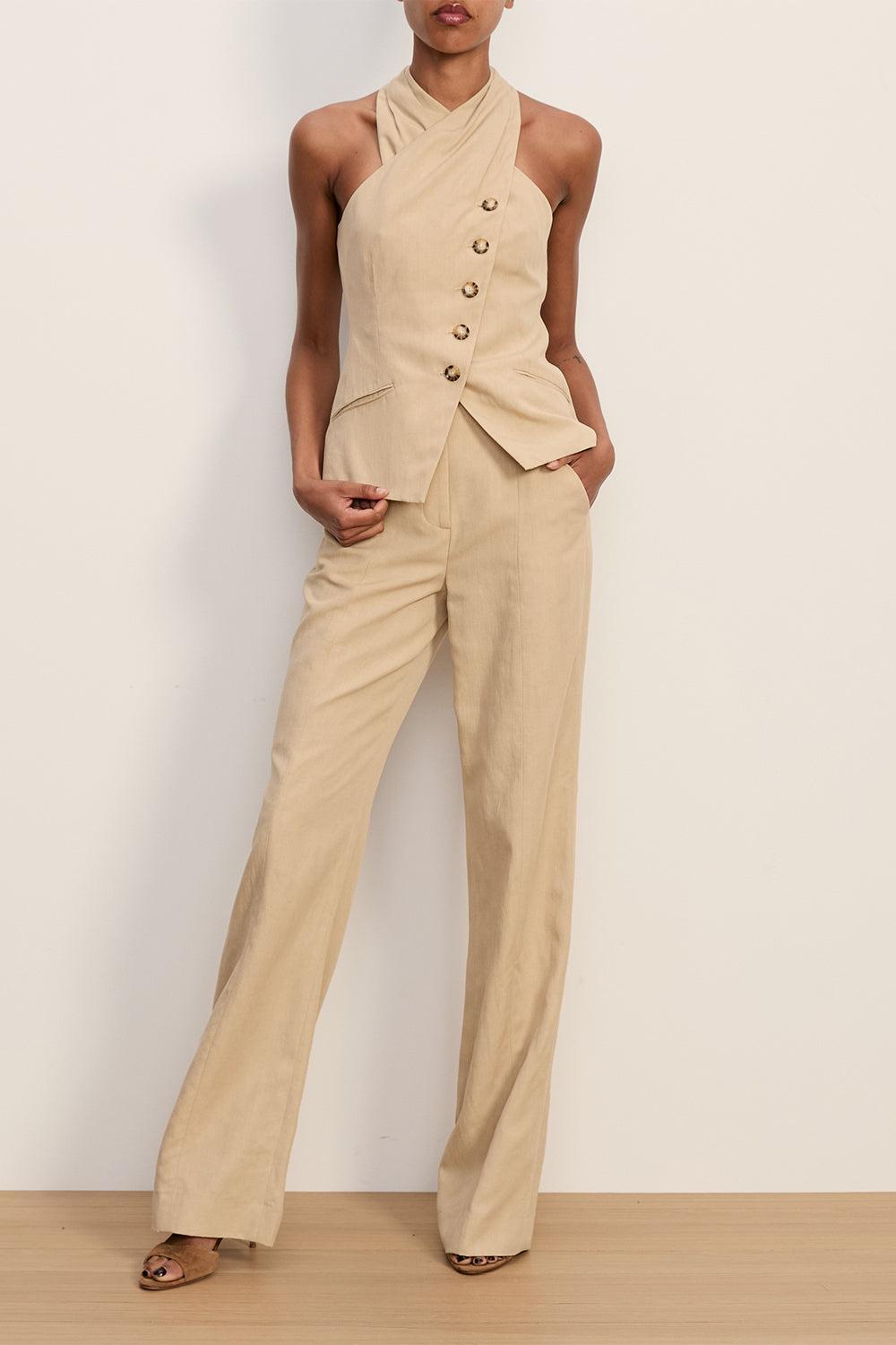 Pacey Top-BROWN-2-CLOTHINGTOPBLOUSE-VERONICA BEARD