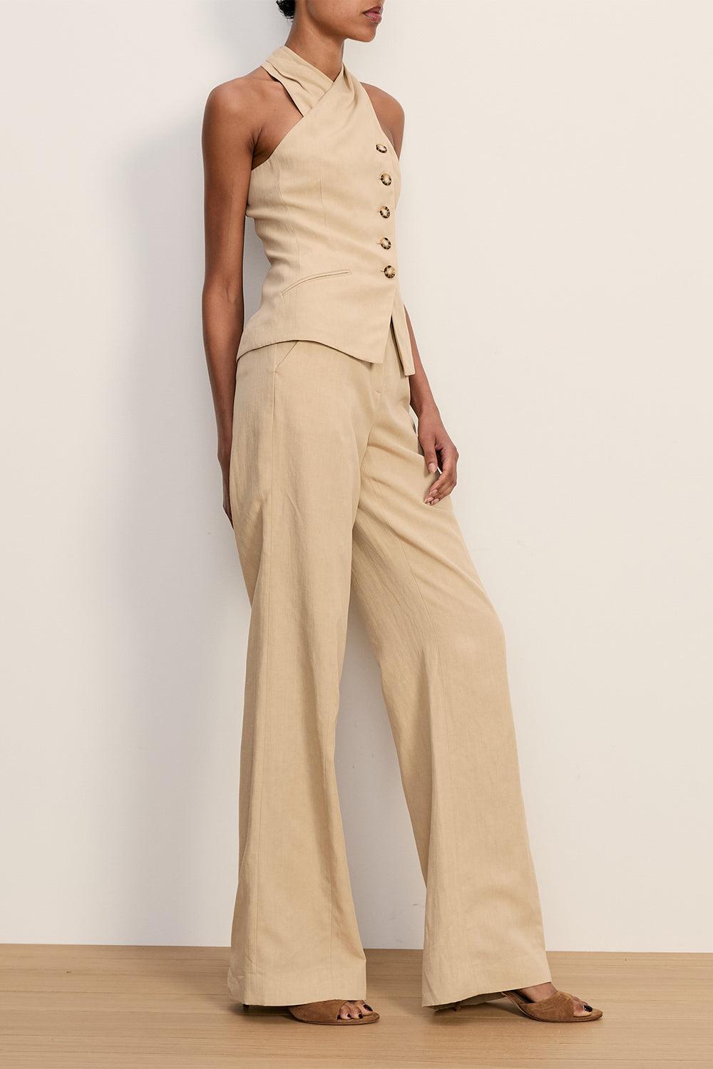Pacey Top-BROWN-2-CLOTHINGTOPBLOUSE-VERONICA BEARD