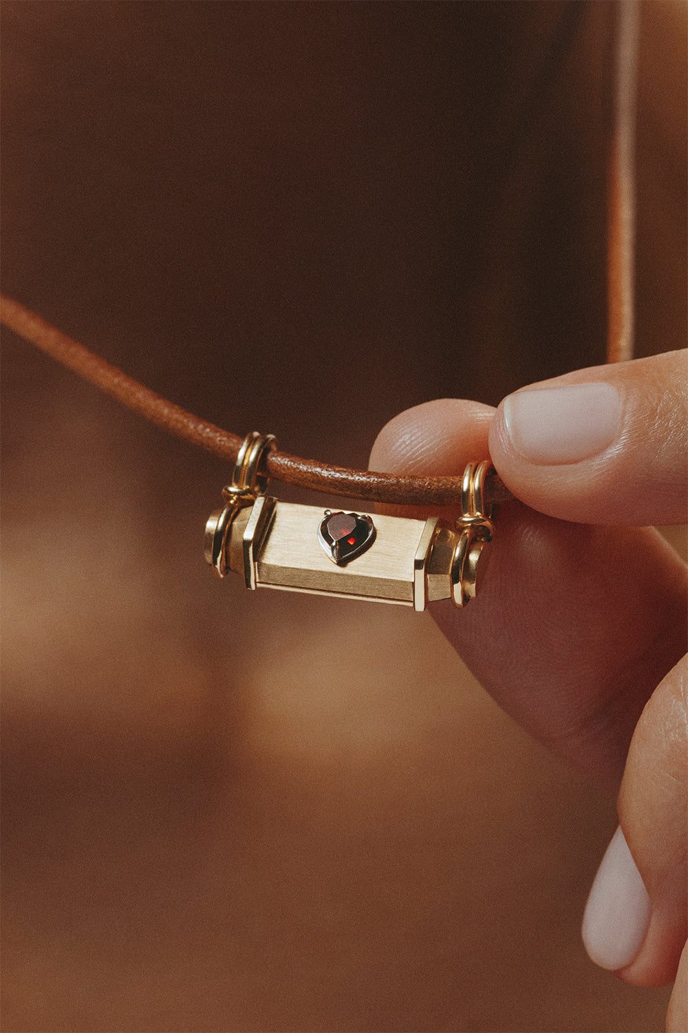 Ruby Heart Smash Locket