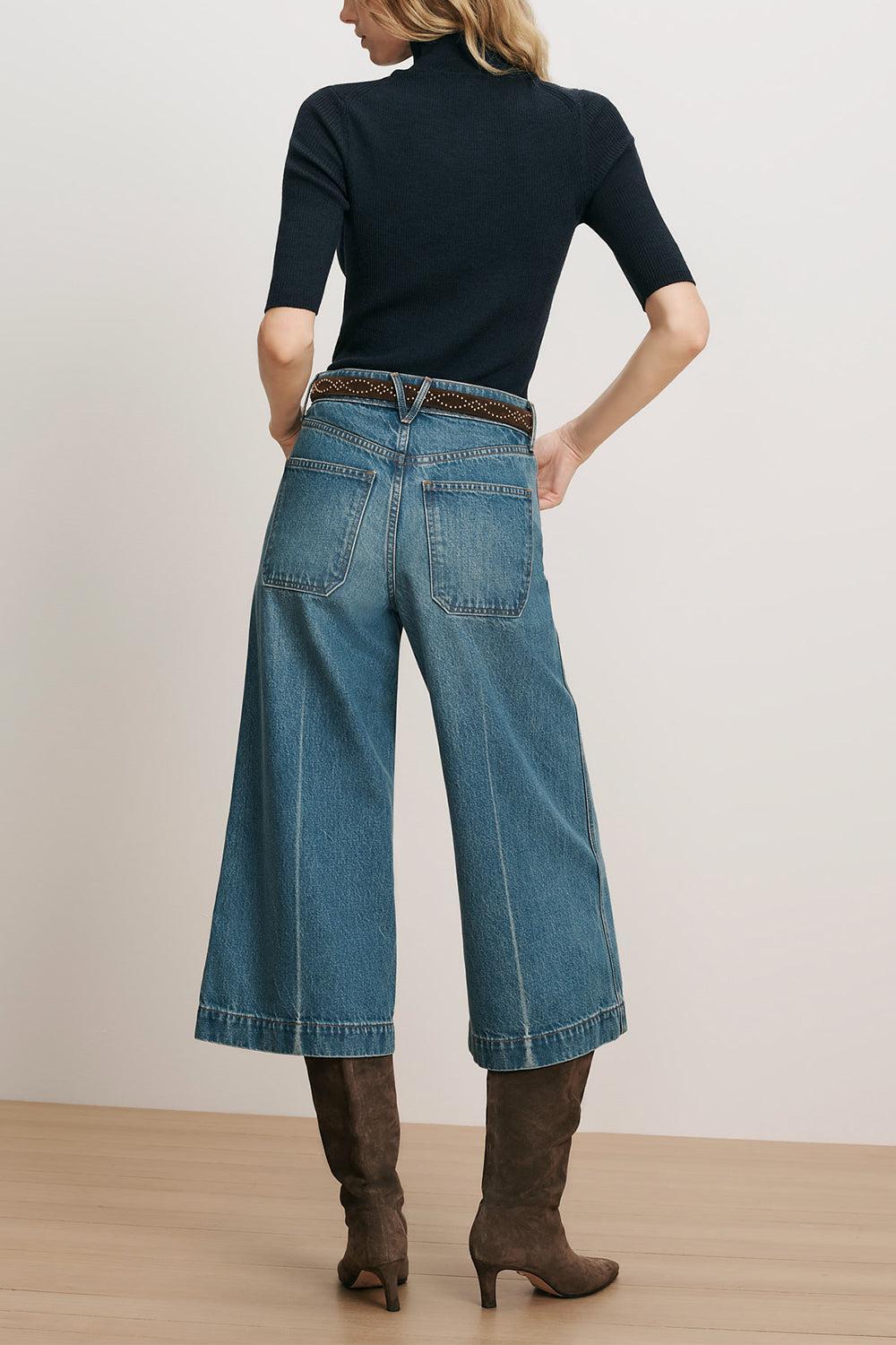 Marlowe Patch Pocket Jean-BLUE-26-CLOTHINGPANTDENIM-VERONICA BEARD