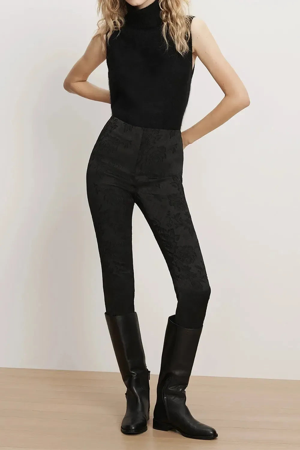  Stila Pant - Black-BLACK-2-CLOTHINGPANTSLIM FIT-VERONICA BEARD 