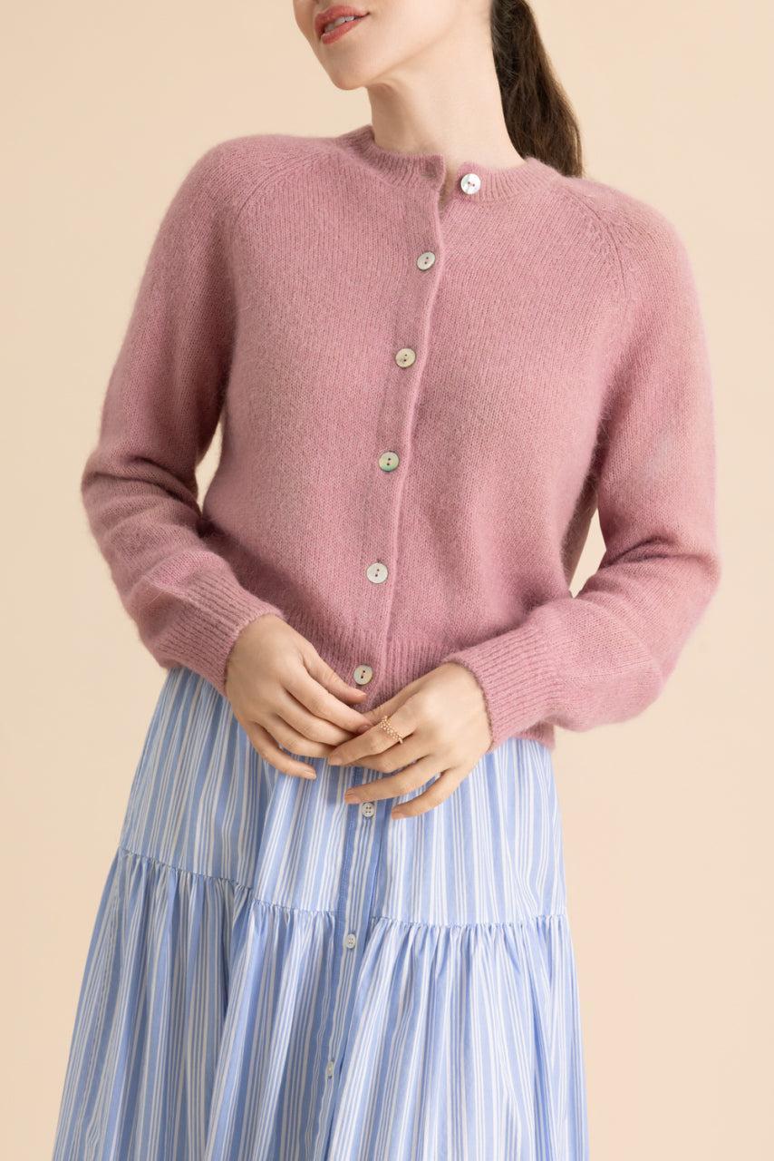 Petra Cardigan - Rosebud-PINK-XS-CLOTHINGTOPCARDIGAN-DOEN
