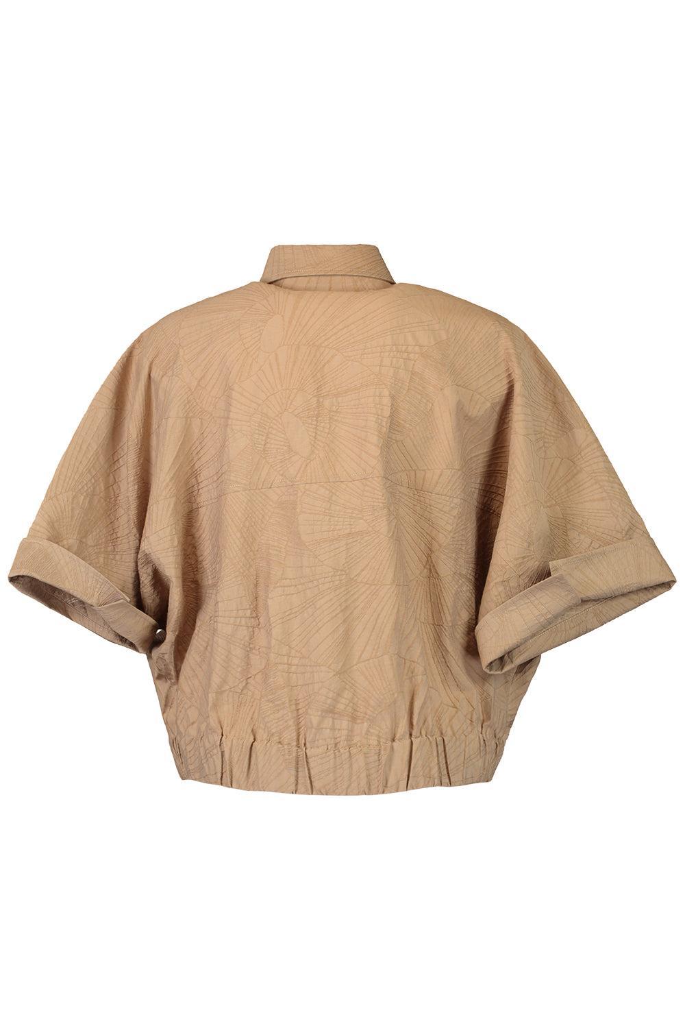 Sun River Button Shirt-BROWN-XS-CLOTHINGTOPBLOUSE-BRUNELLO CUCINELLI