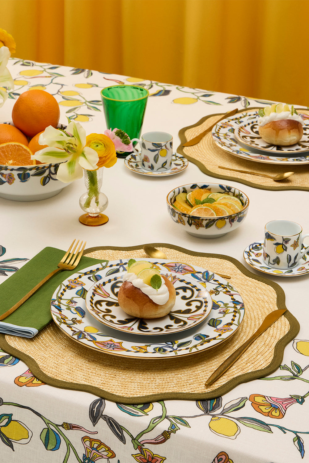 Impero Tea Cup Set - Borboni White